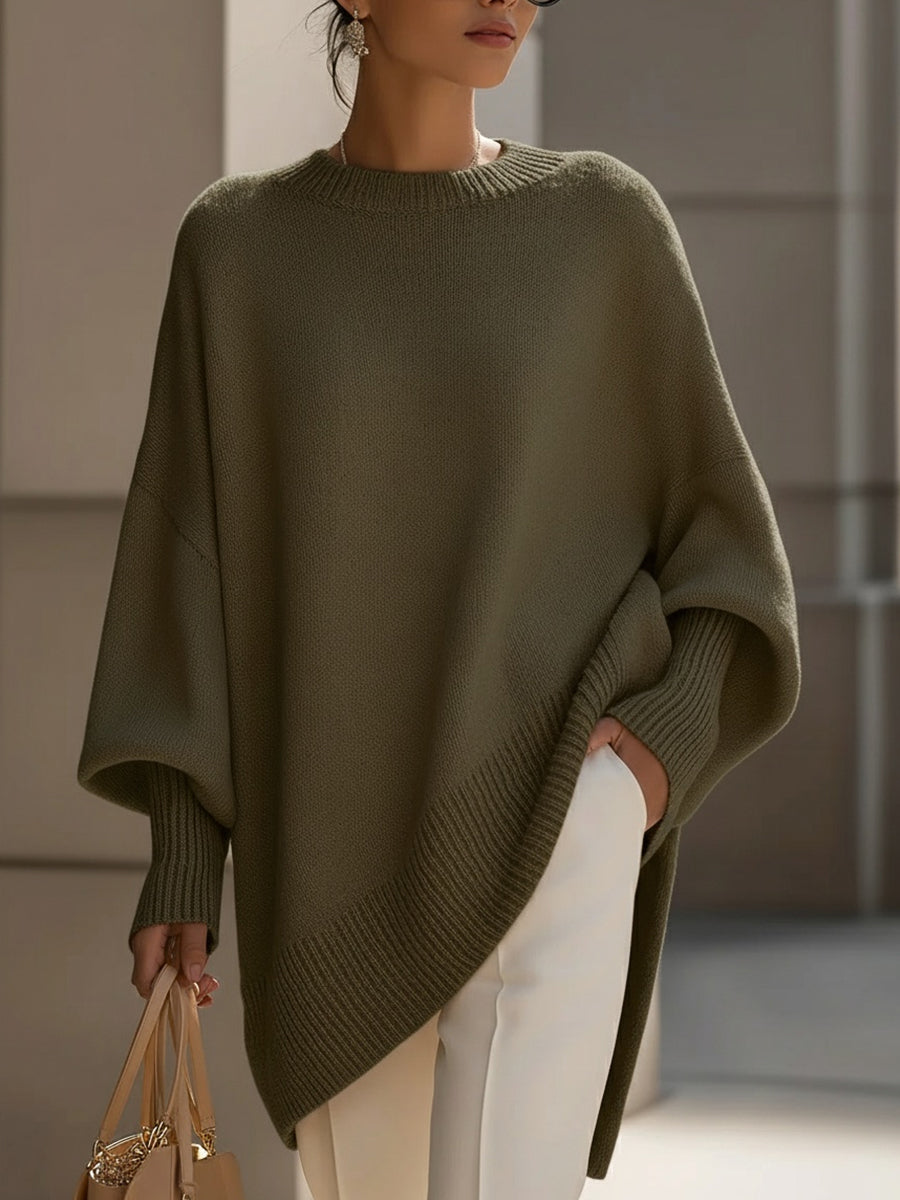 Skyler Minimal Oversized Knit Sweater, image 11