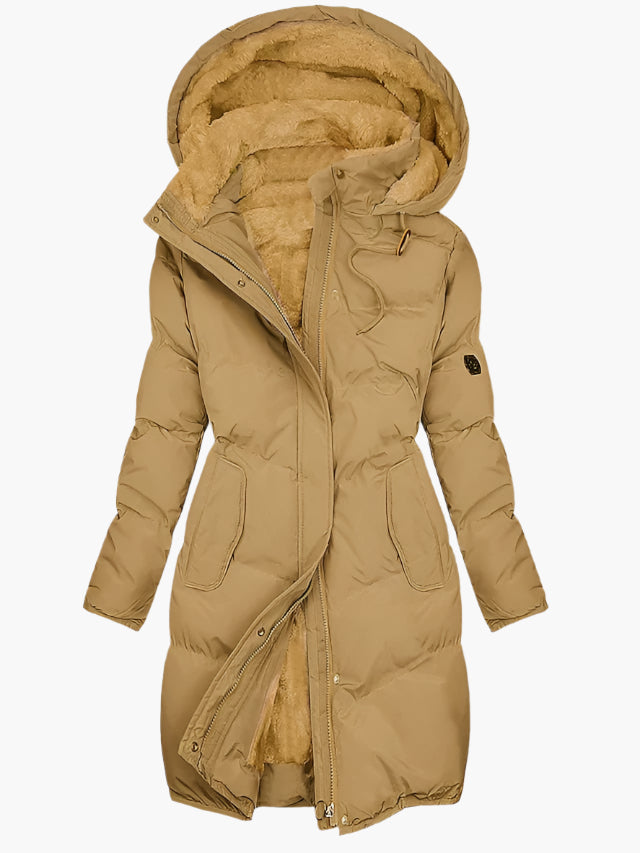 Quilted Hooded Winter Coat, view 5