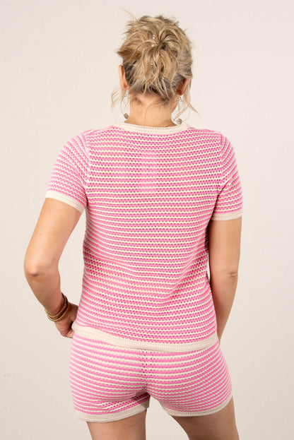 Skyler Striped Sweater Set