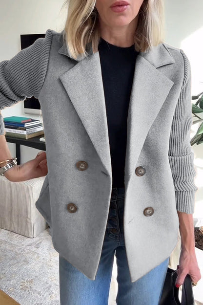 Skyler Contrast Sleeve Blazer