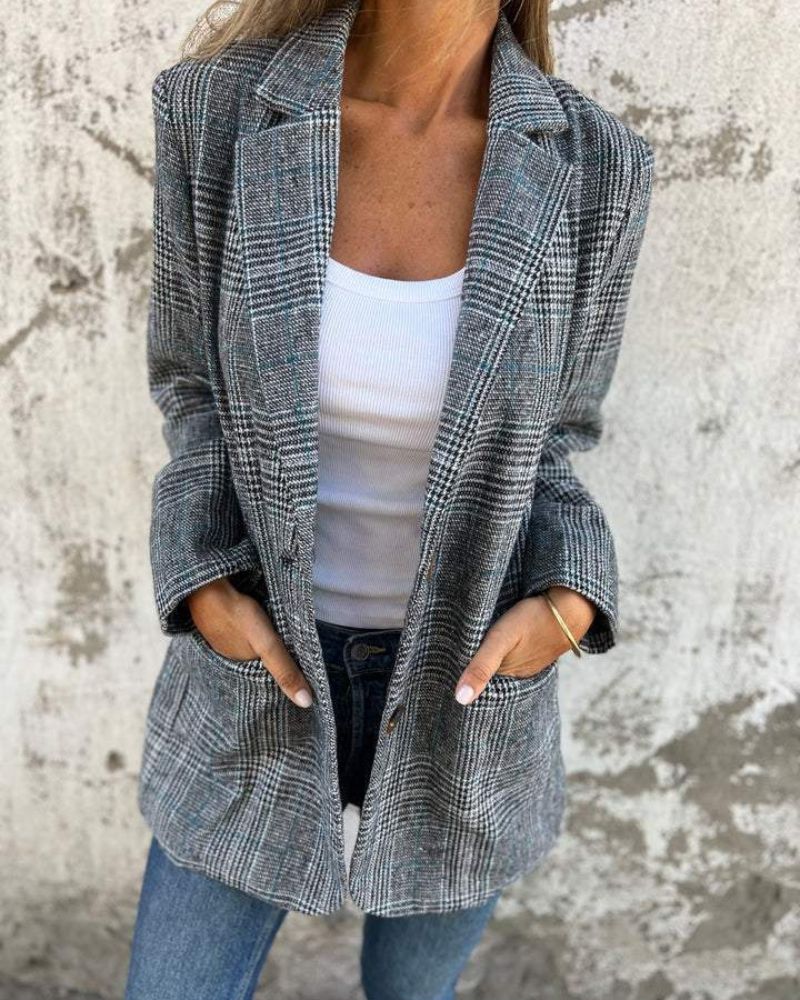 Skyler Classic Plaid Blazer