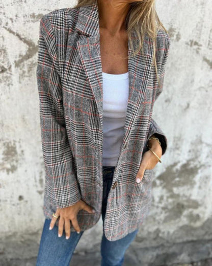 Skyler Classic Plaid Blazer