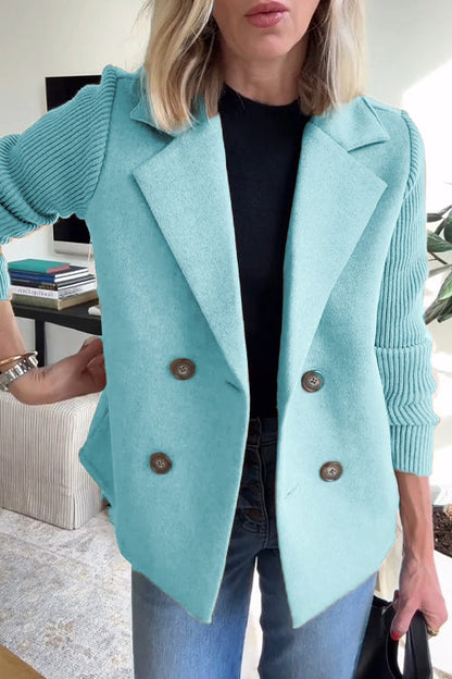 Skyler Contrast Sleeve Blazer