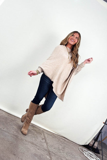 Skyler Poncho Sweater