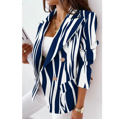 Skyler Turn-Down Collar Blazer