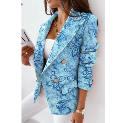 Skyler Turn-Down Collar Blazer