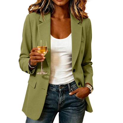 Skyler Fitted Single-Breasted Blazer