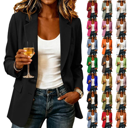Skyler Fitted Single-Breasted Blazer