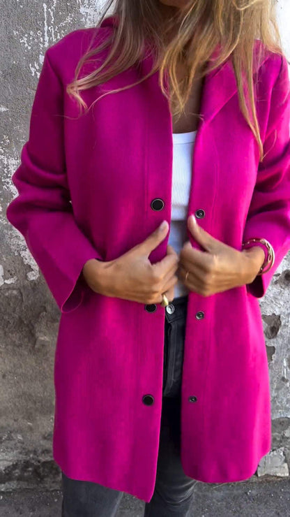 Skyler Hooded Single-Breasted Blazer
