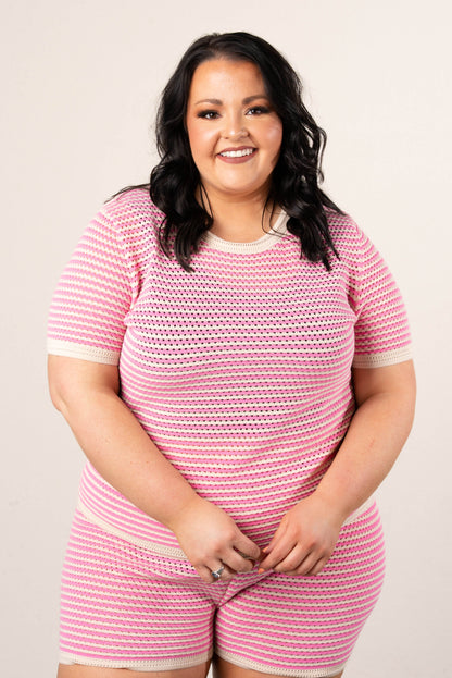 Skyler Striped Sweater Set