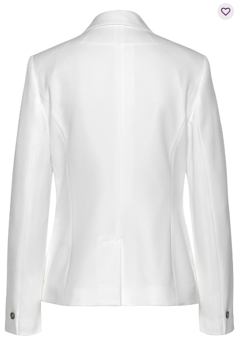 Skyler Relaxed White Blazer Jacket
