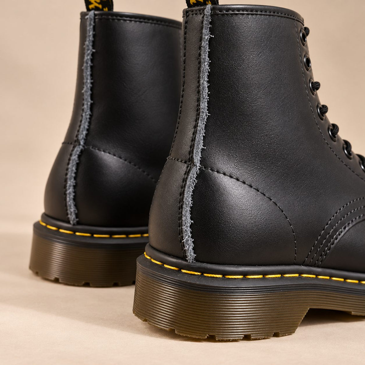 Marten Unisex Vegan Leather Lace-Up Boots