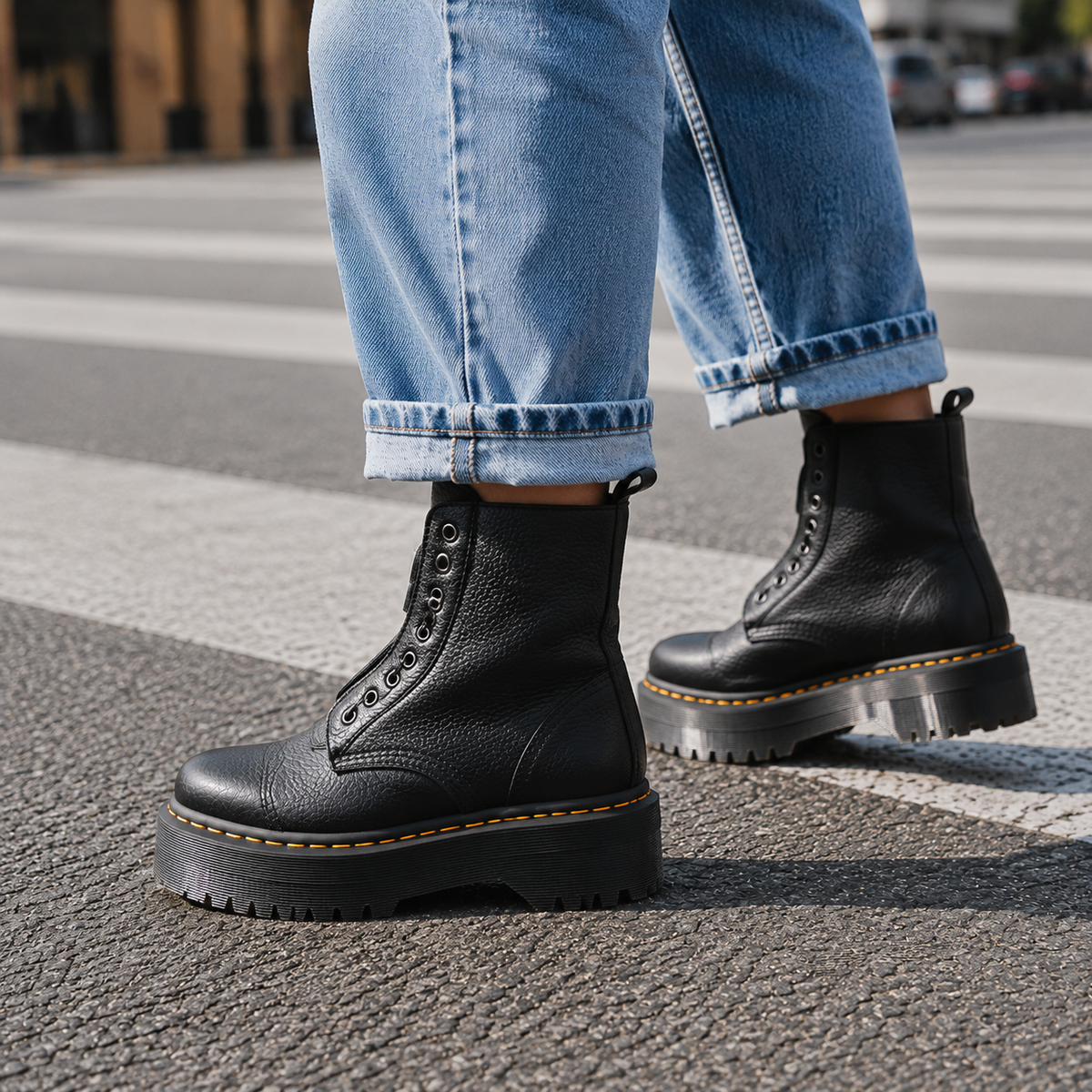 Chunky Platform Ankle Boots, view 2