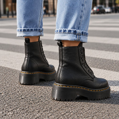 Chunky Platform Ankle Boots, view 6