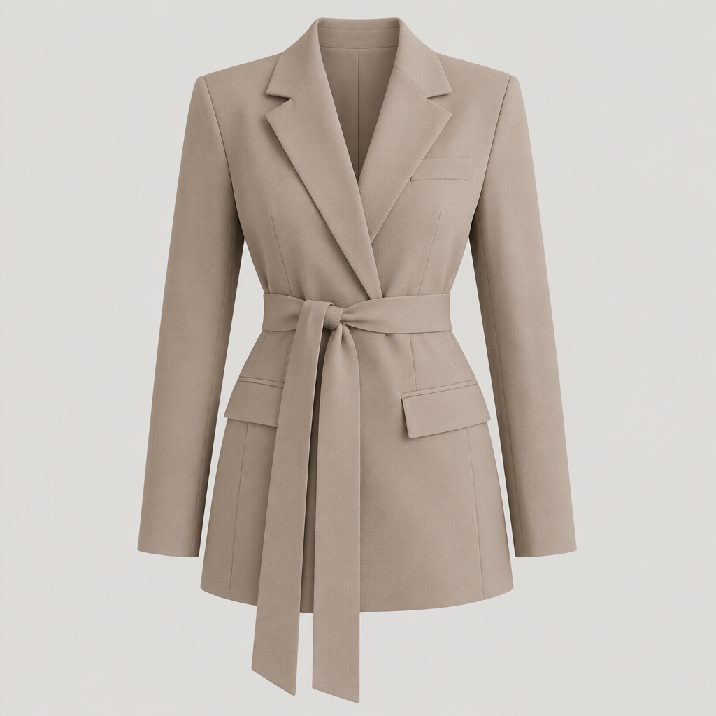 Skyler Belted Tailored Blazer product photo