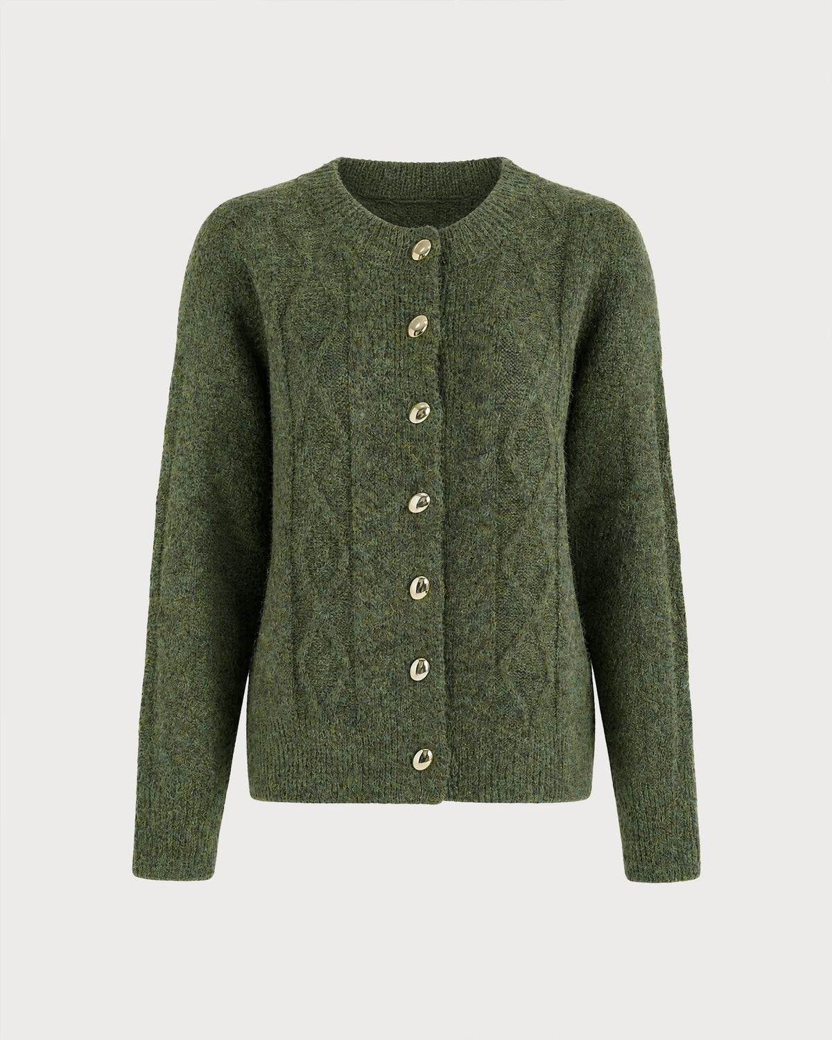 Skyler Cable Knit Button Cardigan - view 8