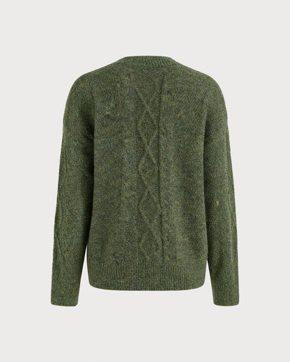 Skyler Cable Knit Button Cardigan - view 9