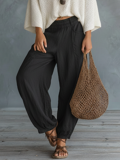 Skyler Cape Sleeve Sweater and Harem Pants Set, image 5
