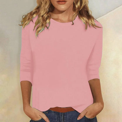 Skyler Crew Neck 3/4 Sleeve Top - view 3