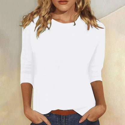 Skyler Crew Neck 3/4 Sleeve Top - view 4