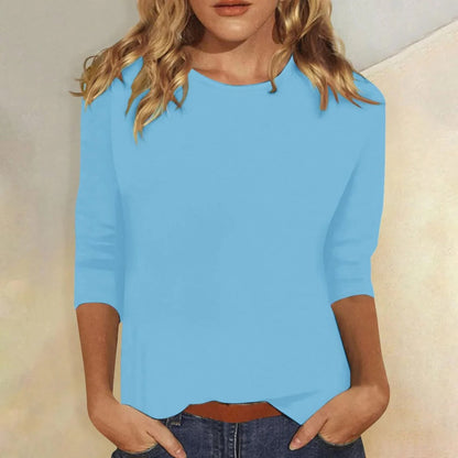 Skyler Crew Neck 3/4 Sleeve Top - view 5