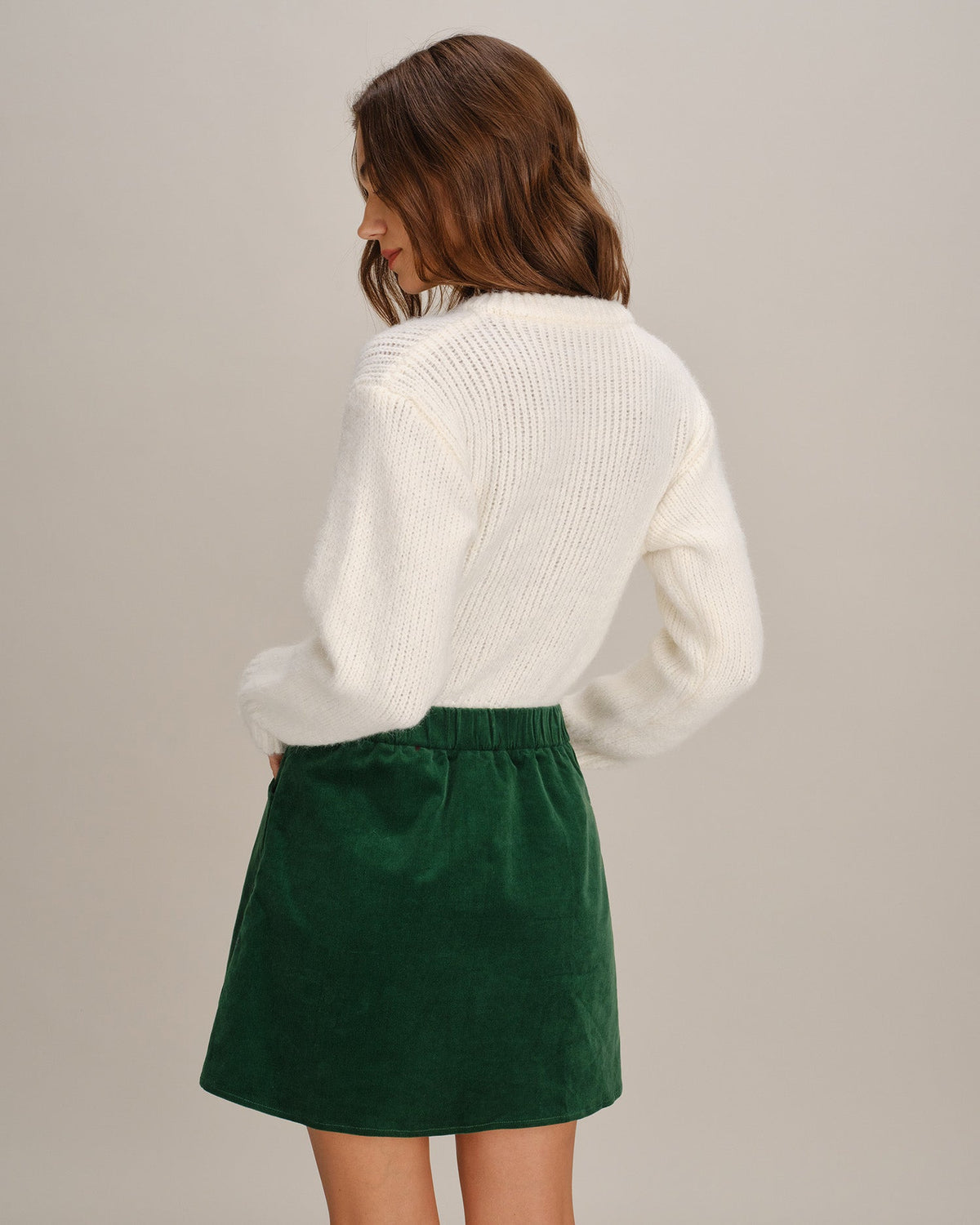 Skyler Floral Appliqué Button Knit Cardigan - view 7