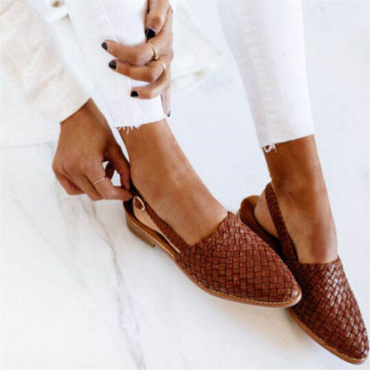 Handwoven Leather Sandals, view 3