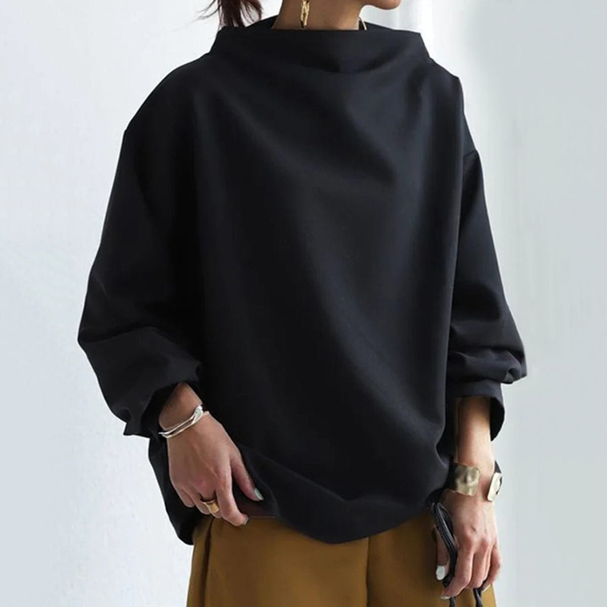 Skyler High Neck Casual Top, image 8