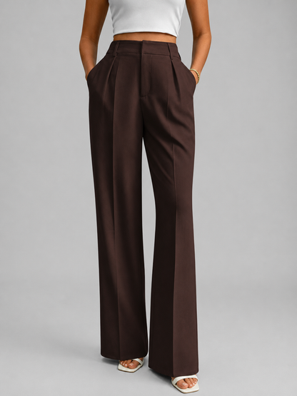 High-Waisted Wide Leg Trousers, view 12