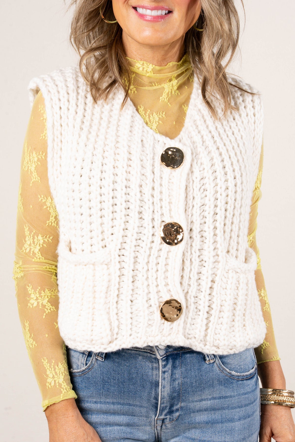 Skyler Knit Sweater Vest, image 4