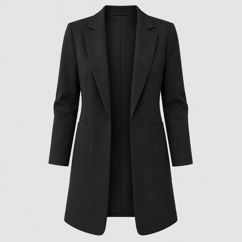 Skyler Long Open-Front Blazer product photo
