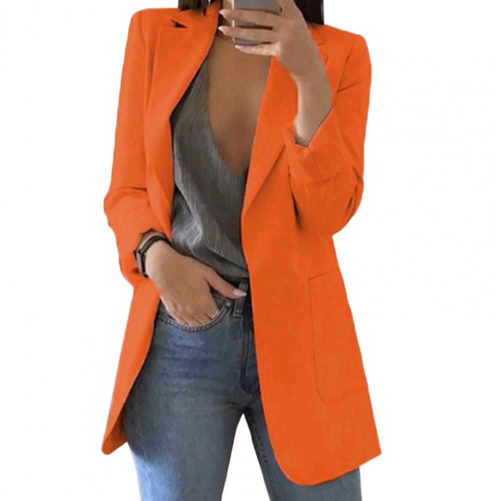 Skyler Long Open-Front Blazer