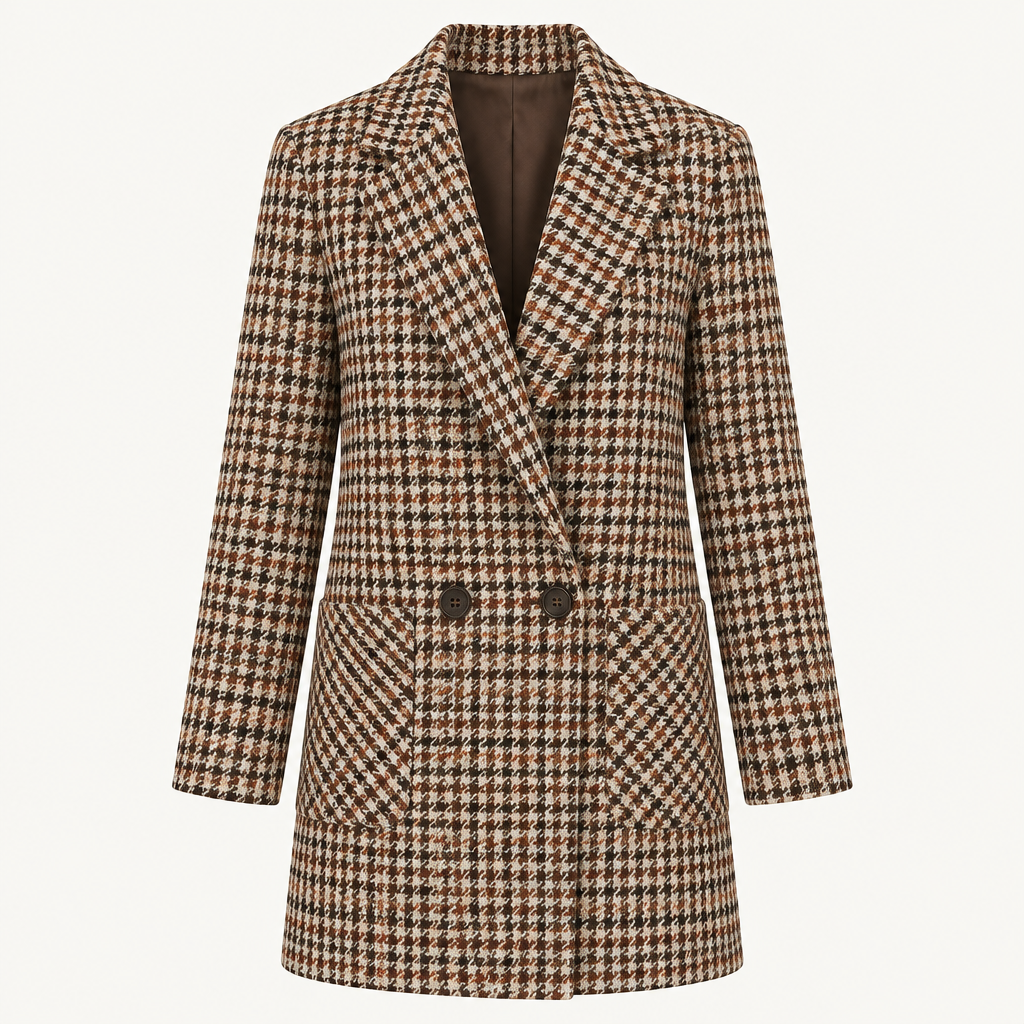 Skyler Long Plaid Blazer product photo