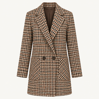 Skyler Long Plaid Blazer product photo