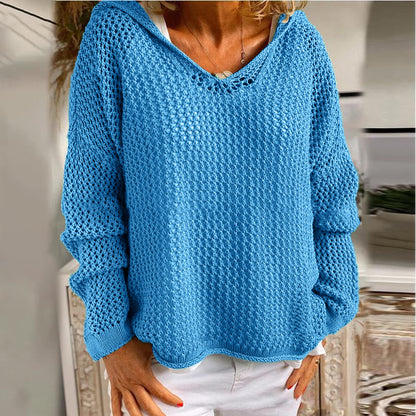 Skyler Loose-Fit Open Knit Sweater - view 12