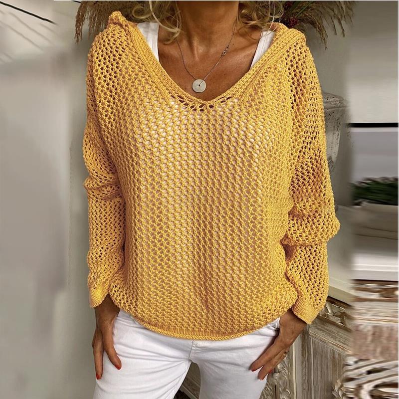 Skyler Loose-Fit Open Knit Sweater - view 13