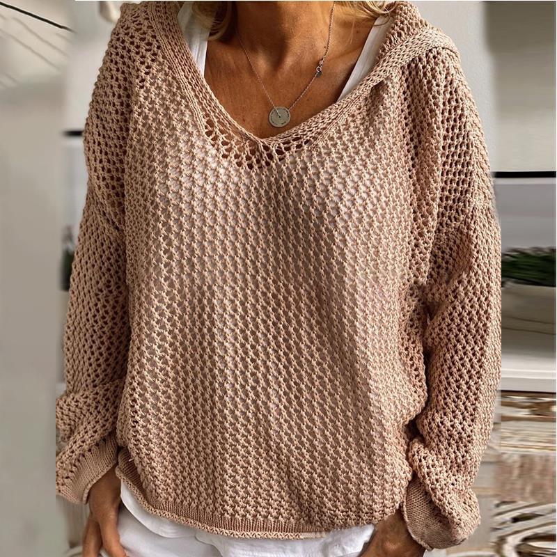 Skyler Loose-Fit Open Knit Sweater - view 14