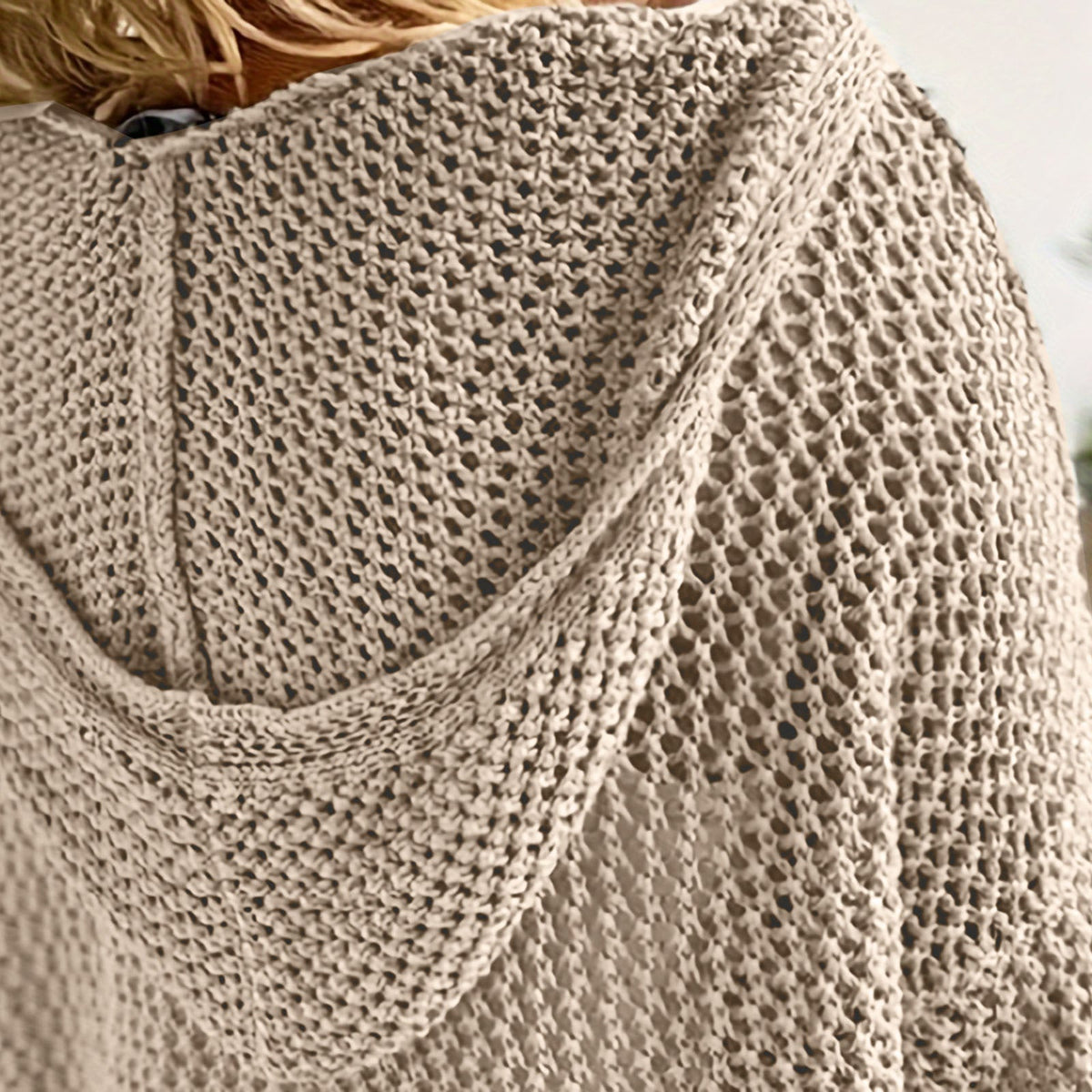 Skyler Loose-Fit Open Knit Sweater - view 4