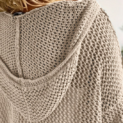 Skyler Loose-Fit Open Knit Sweater - view 4