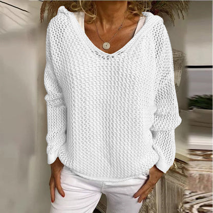Skyler Loose-Fit Open Knit Sweater - view 6