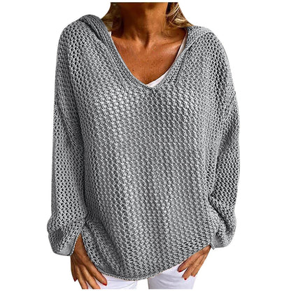 Skyler Loose-Fit Open Knit Sweater - view 9