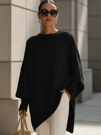 Skyler Minimal Oversized Knit Sweater, image 10