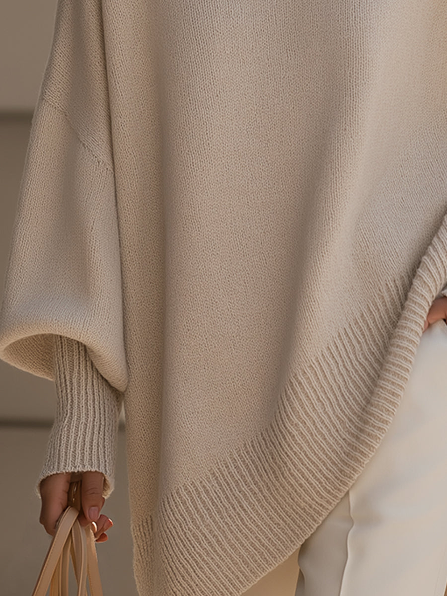 Skyler Minimal Oversized Knit Sweater, image 5