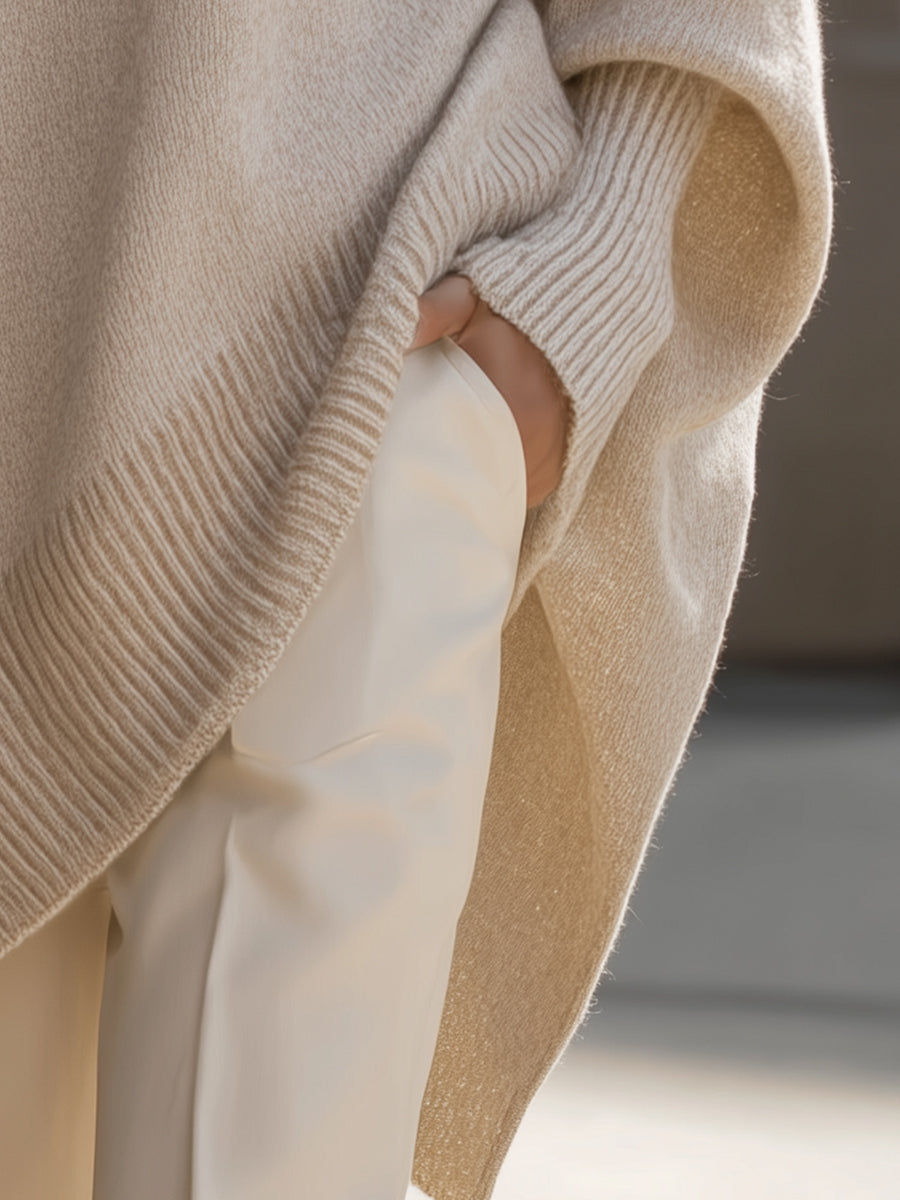 Skyler Minimal Oversized Knit Sweater, image 7