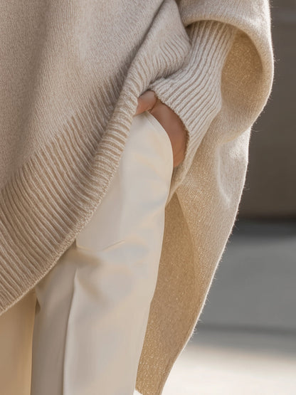 Skyler Minimal Oversized Knit Sweater, image 7