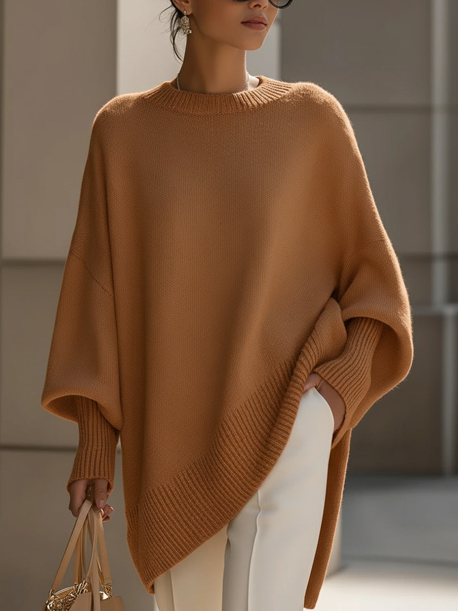 Skyler Minimal Oversized Knit Sweater, image 8