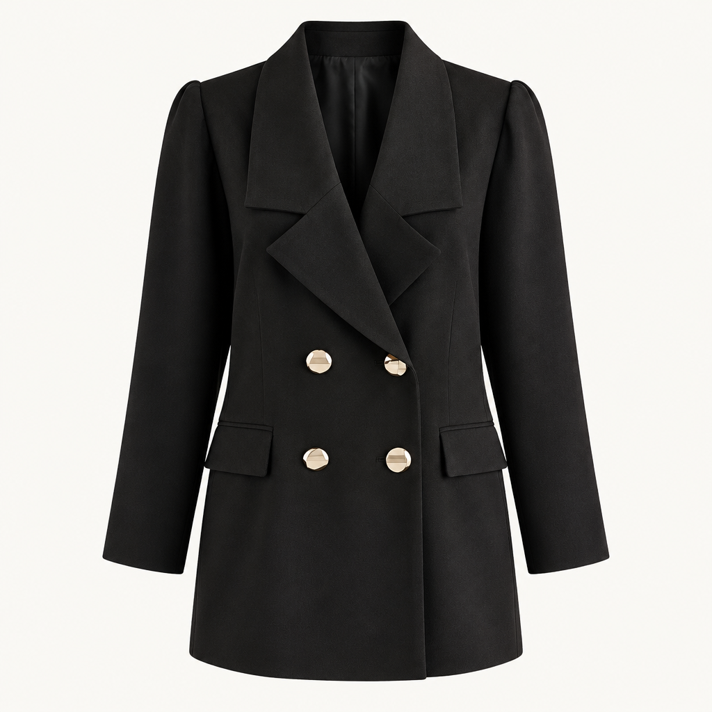 Skyler Oversized Blazer with Button Details product photo