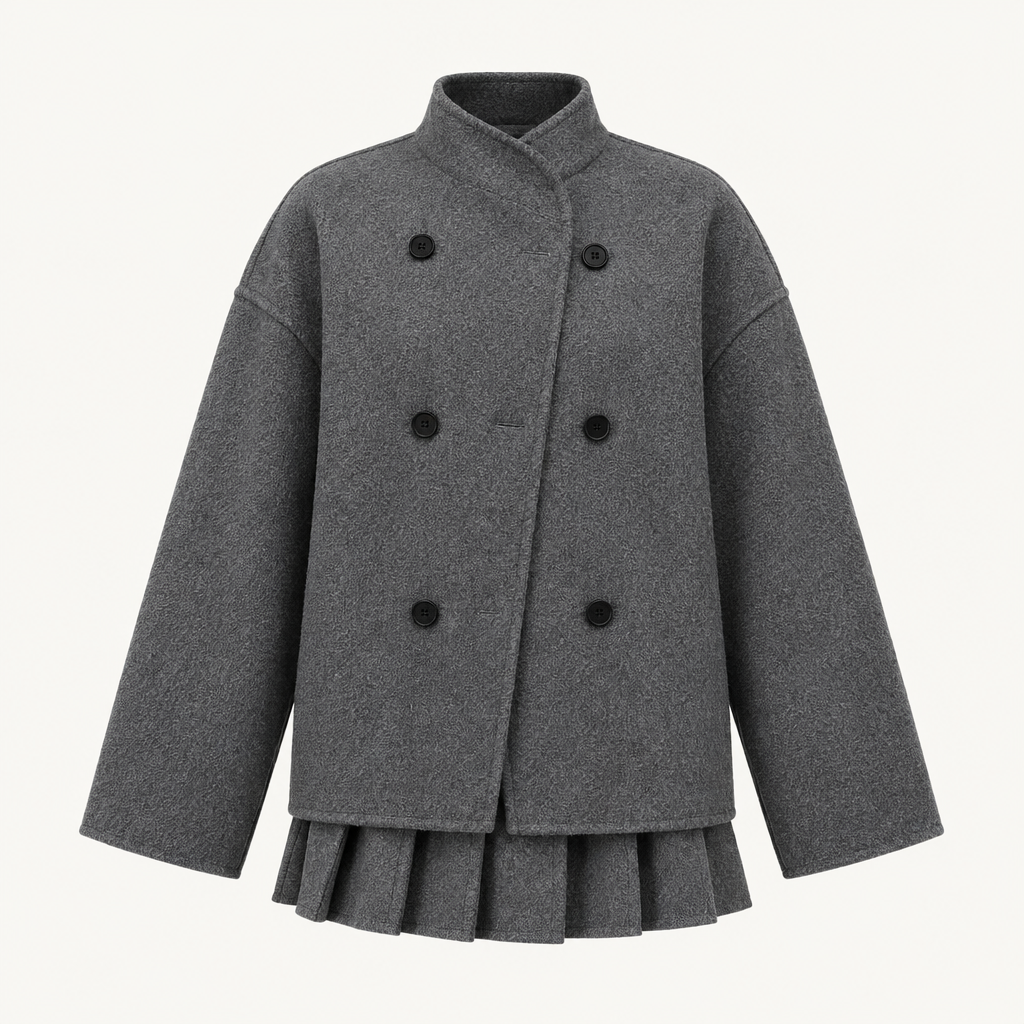 Skyler Oversized Button-Front Jacket product photo