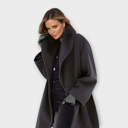 Oversized Wide Collar Coat, view 5