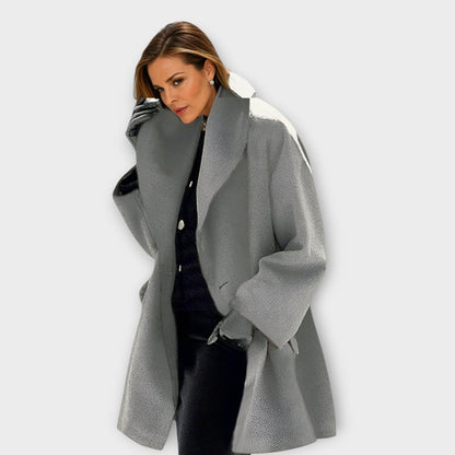 Oversized Wide Collar Coat, view 7